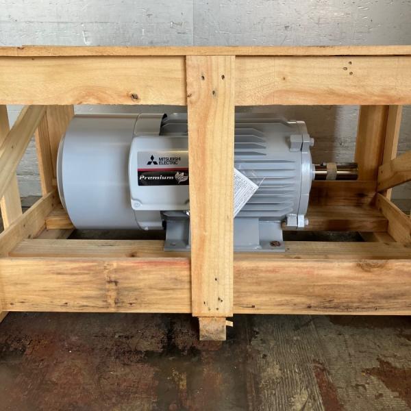 未使用)三菱電機 SF-PRB-4P-15KW-200V 20馬力 15kW ブレーキ付 未使用)三菱電機 SF-PRB-4P-15KW-200V 20馬力 15kW ブレーキ付