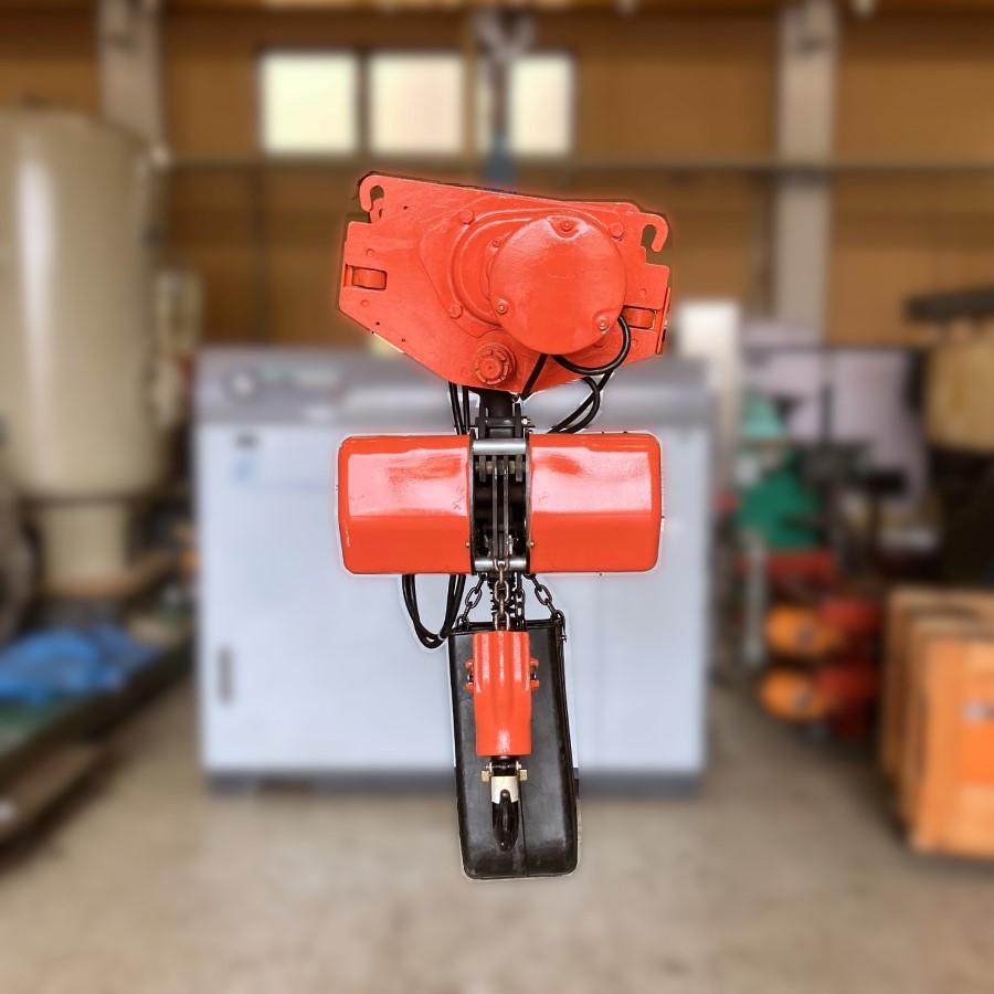 HITACHI/日立産機 2SH/2ET2 ２t 電動トロリ付電動チェーンブロック 揚程6m 日立産機システム 単相形モートルブロック  （2点押ボタン付） 1/2LSH 500kg 揚程6m 単相100V 電気チェーンブロック : 機械と工具のテイクトップ - 通販 -  Yahoo!ショッピング