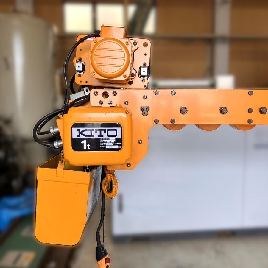 配送は要相談］KITO/キトー TWER2M-010L 1t2点水平吊り型電動チェーン