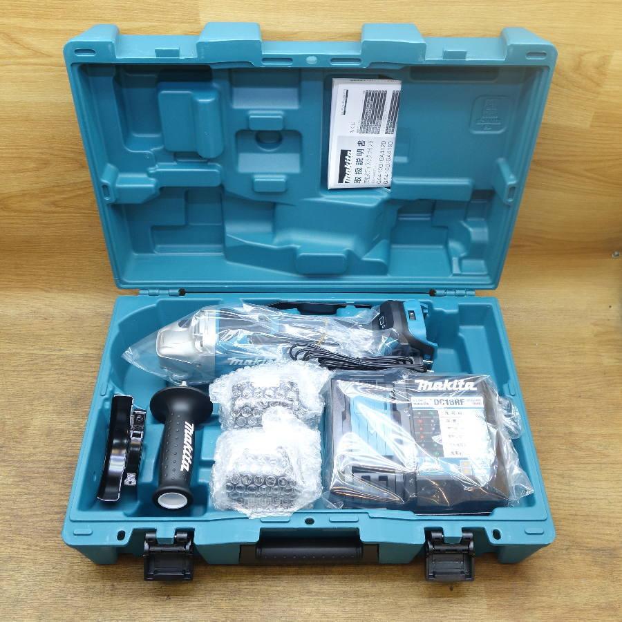 未使用)makita/マキタ GA418DRGX 18V 6.0Ah 100mm充電式 未使用)makita/マキタ GA418DRGX 18V 6.0Ah 100mm充電式