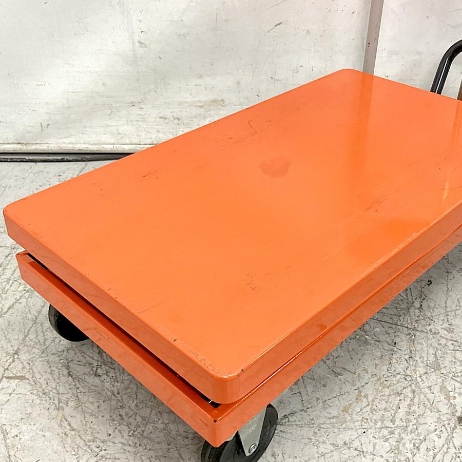 ハマコS.S/浜田工業 150kg 油圧足踏式テーブルリフト台車 : 無限堂