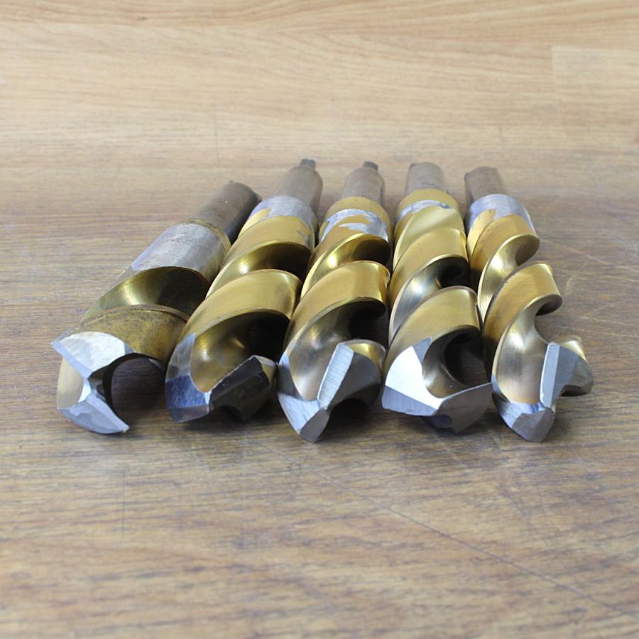 5本セット☆グーリング他 30mm テーパーシャンクドリル MT3 HSS