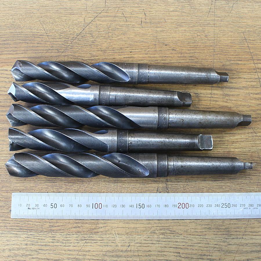 12本セット☆ナチ他 φ24.0〜29.0mm テーパーシャンクドリル MT3 : 無限