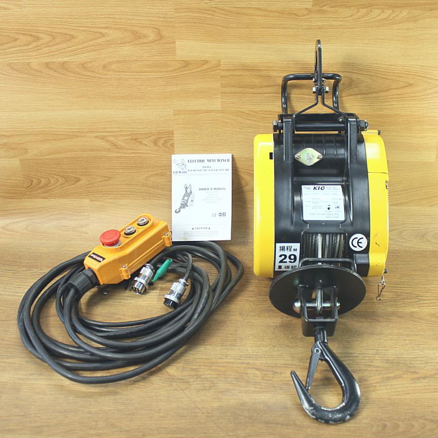KIO(台湾) KIO-230 230kgベビーウインチ 電動ミニウィンチ : 無限堂 