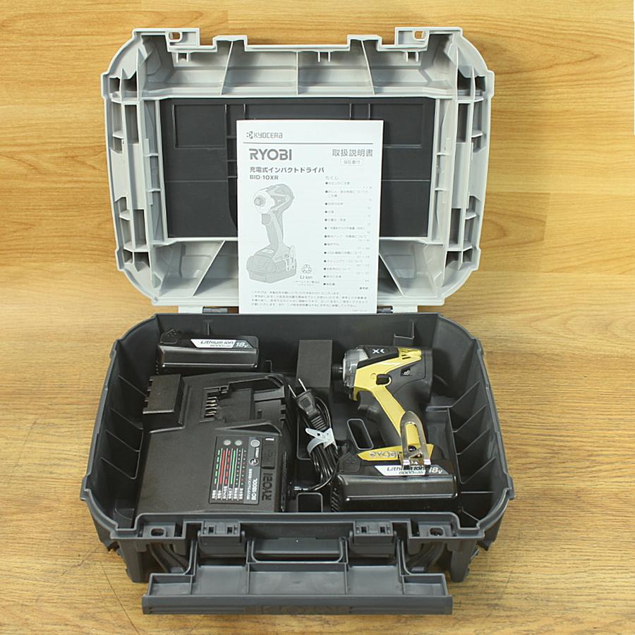 美品)RYOBI/リョービ BID-10XR 18V充電式インパクトドライバー : 無限 