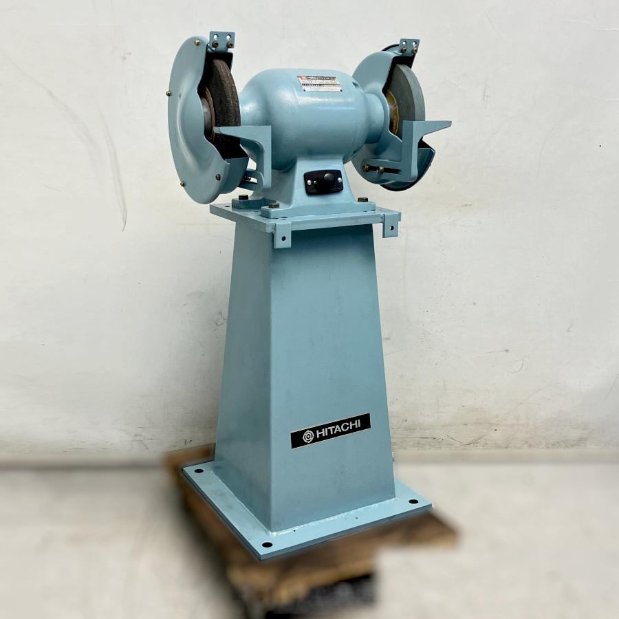 両頭グラインダー 日立工機 ABT4 HITACHI/日立 ABT4 255mm卓上グラインダ 両頭グラインダー 台付き