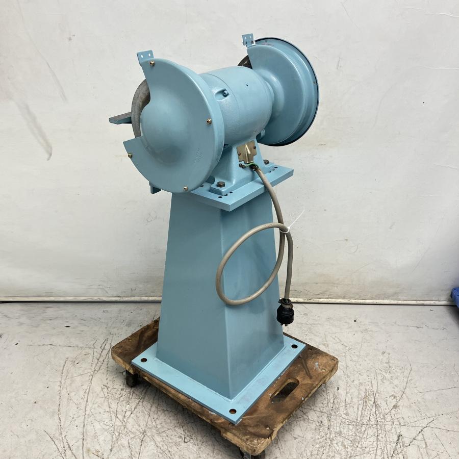 HITACHI/日立 ABT4 255mm卓上グラインダ 両頭グラインダー 台付き