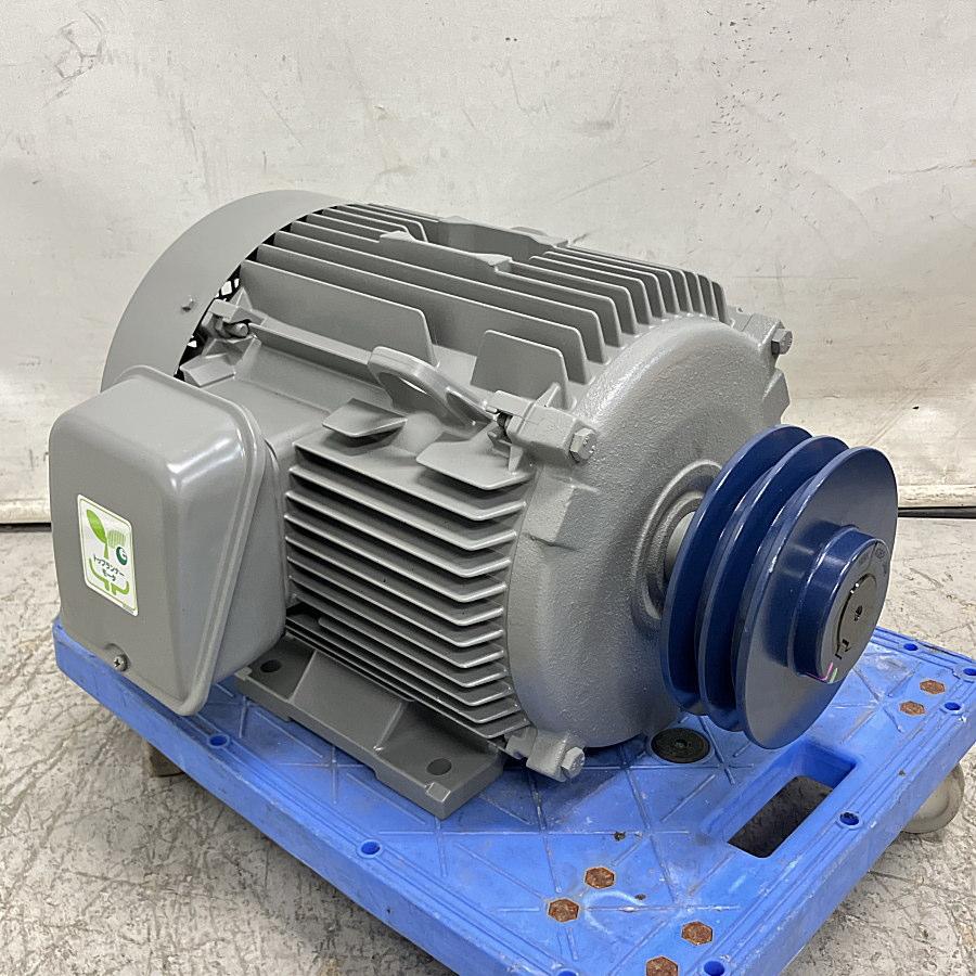 未使用）HITACHI/日立 TFO-LKK 4P 5.5kW/7.5馬力 脚取付 全閉外扇屋内 