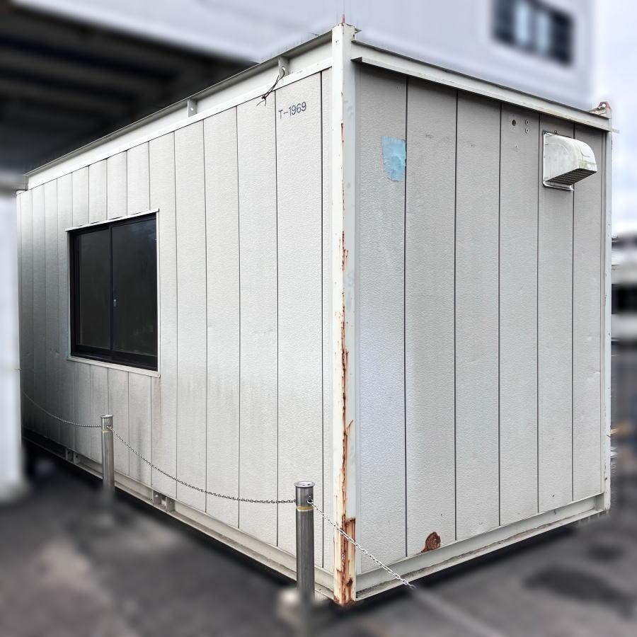 プレハブ小屋 ナガワ H-4 約4坪（8畳） ユニットハウス コンテナ プレハブ スーパー