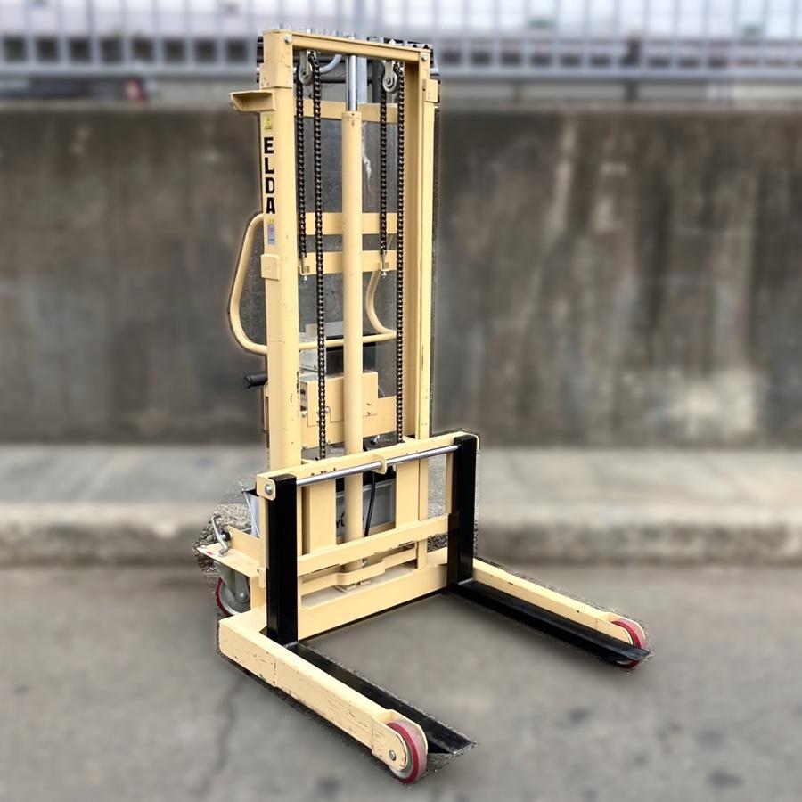 配送は要相談］カントー 50-25-OP 電動トラバーリフト ELDA 高揚程型