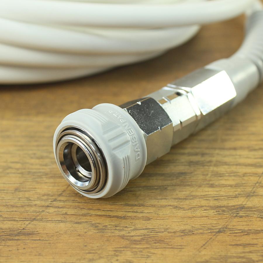 【新品】八興 NK-6 エアホース 高圧 10m 未使用）10m☆八興 NK-6 高圧エアホース φ6.0×φ10.0 白 : 無限堂あいち
