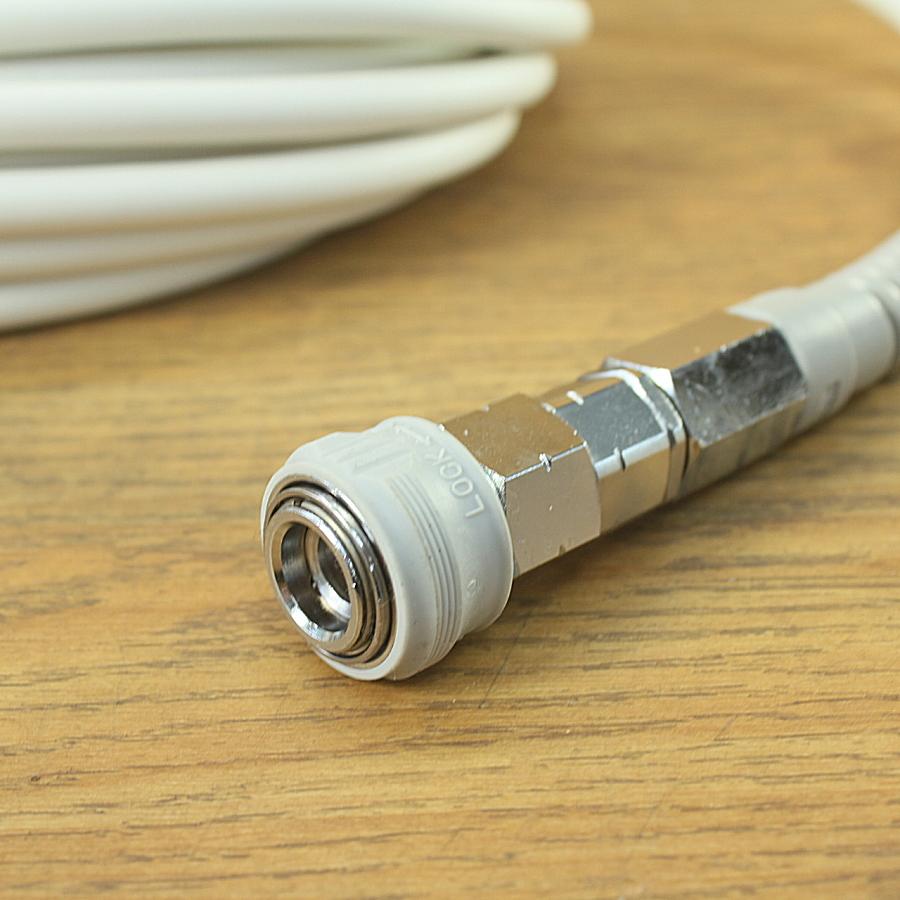 【中古】八興 高圧ホース NK-6 未使用）20m☆八興 NK-6 高圧エアホース φ6.0×φ10.0 白 : 無限堂あいち