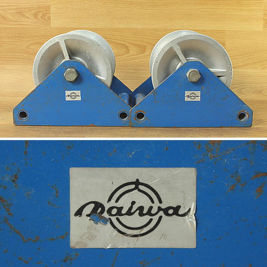 【エコツール豊田インター店】DAIWA/ダイワ製作所 ３連ローラー・ ケーブル滑車 型番不明　【愛知県/豊田インター店/工具】 4個☆ダイワ製作所 No.50(50型) ケーブル滑車 ローラー幅:120mm 延線