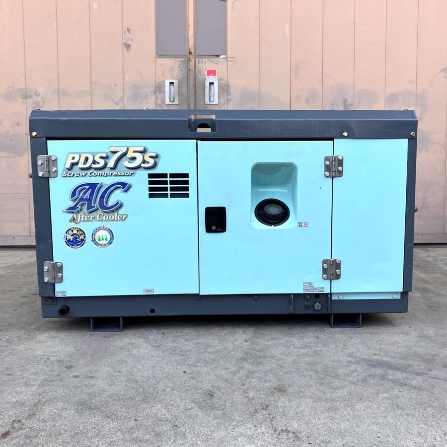 AIRMAN/エアマン 北越工業 PDS75SC 20馬力 エンジンコンプレッサー