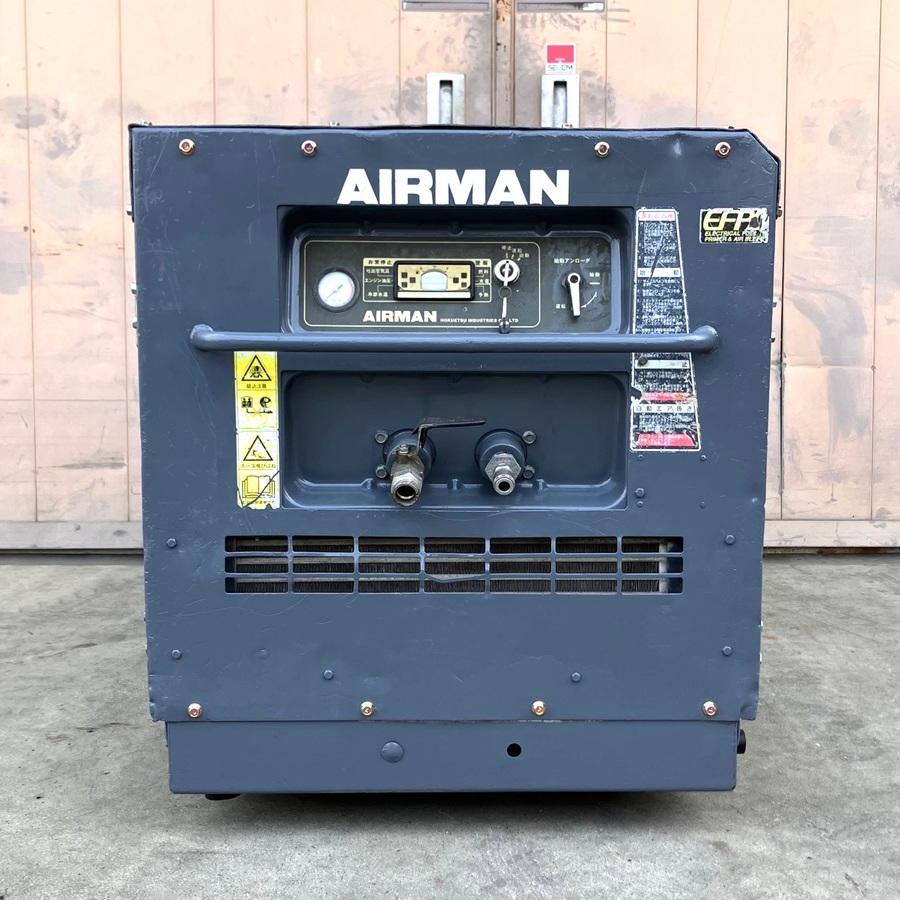 AIRMAN/エアマン 北越工業 PDS75SC 20馬力 エンジンコンプレッサー
