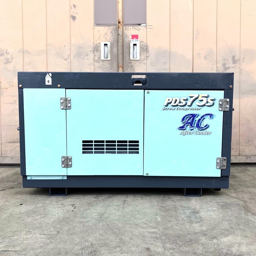 AIRMAN/エアマン 北越工業 PDS75SC 20馬力 エンジンコンプレッサー