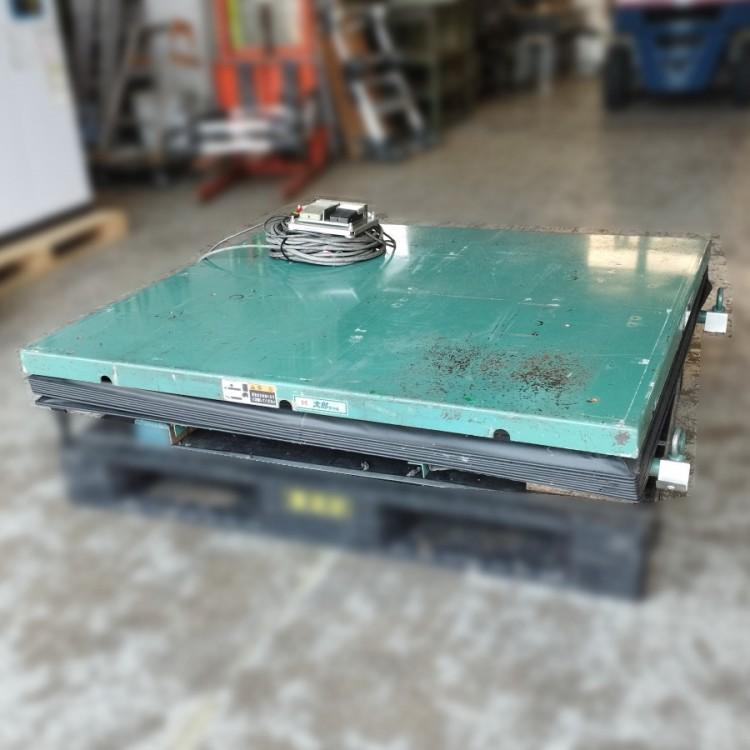 河原 標準リフトテーブル 1.5KW ( K-1012-1.5 (1TON ﾀﾛｳﾁｬﾝｼﾘｰｽﾞ 1.5KW 