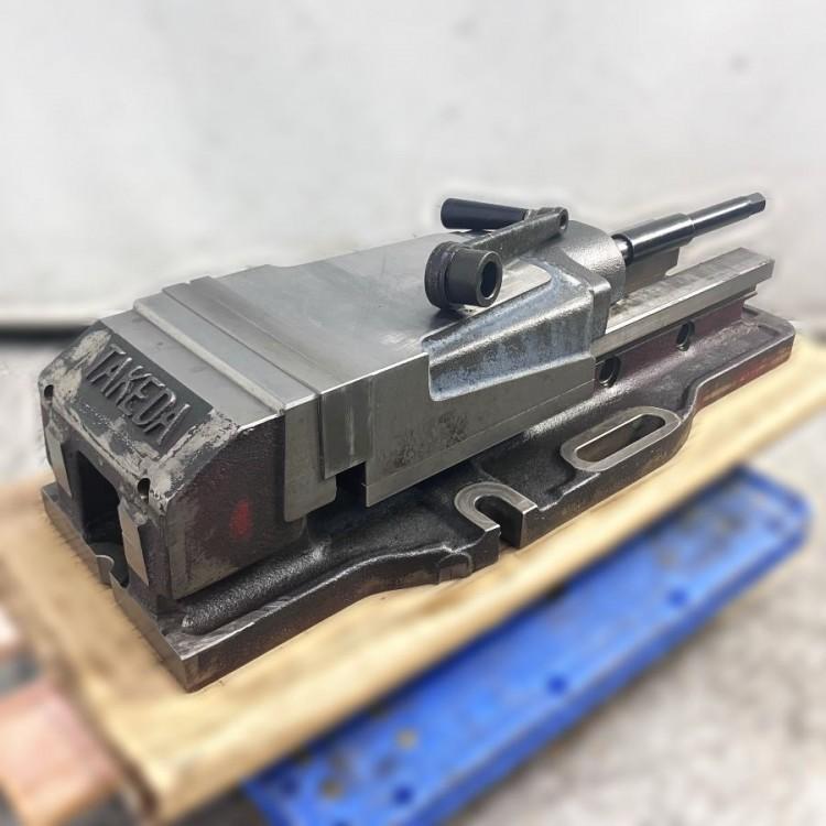 武田機械/TAKEDA 175mm 油圧マシンバイス ハンドル付き : 無限堂あいち 