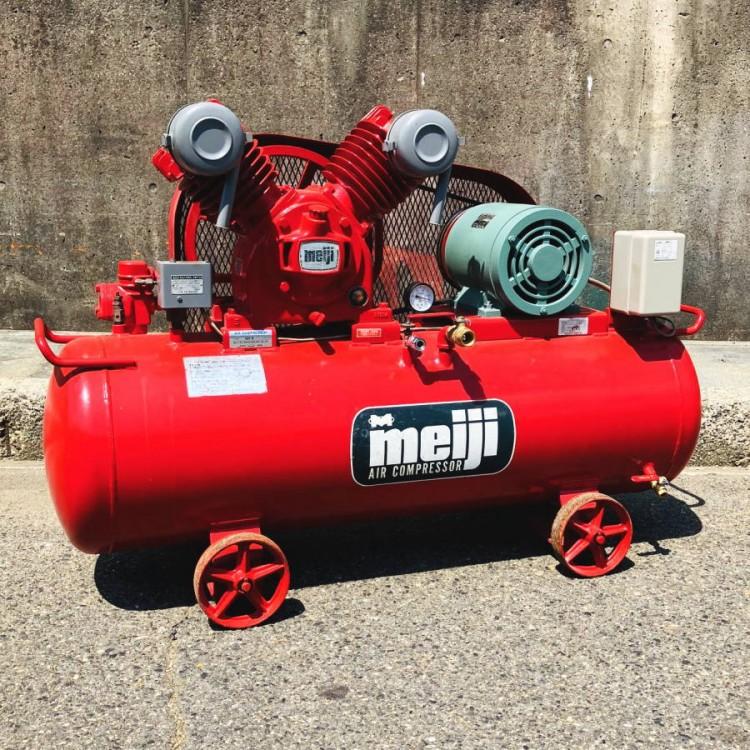 meiji/明治機械 GH-5 3.7kW/5馬力 コンプレッサー 60Hz : 無限堂 