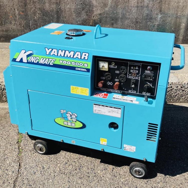 YANMAR/ヤンマー YDG500S ディーゼル発電機 運転時間768.6H 100V 60Hz 