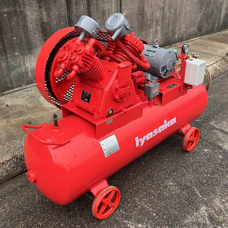 イヤサカ/富士コンプレッサー OW-35 5馬力/3.7kW 中圧コンプレッサー