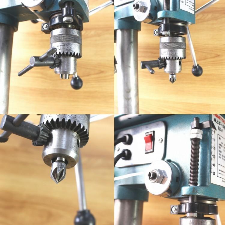 □品 ナカトミ HOMETOOL TB-8 卓上ボール盤 100V バイス付き 動作問題 