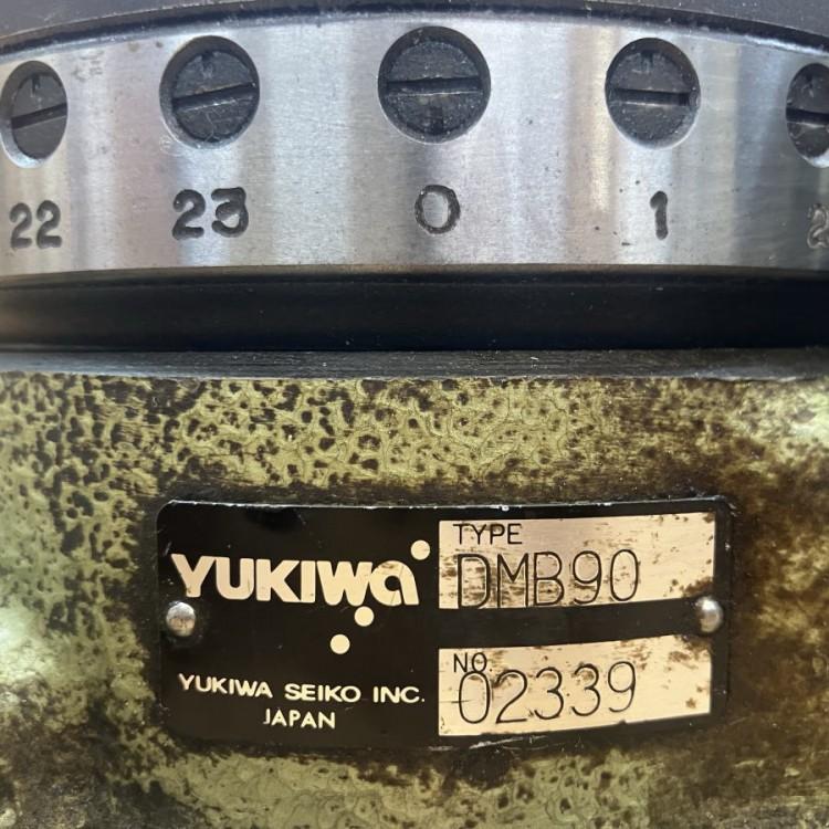 YUKIWA/ユキワ精工 130mm ロータリーテーブル DMB90 インデックステーブル 手動割出台 縦横兼用_7