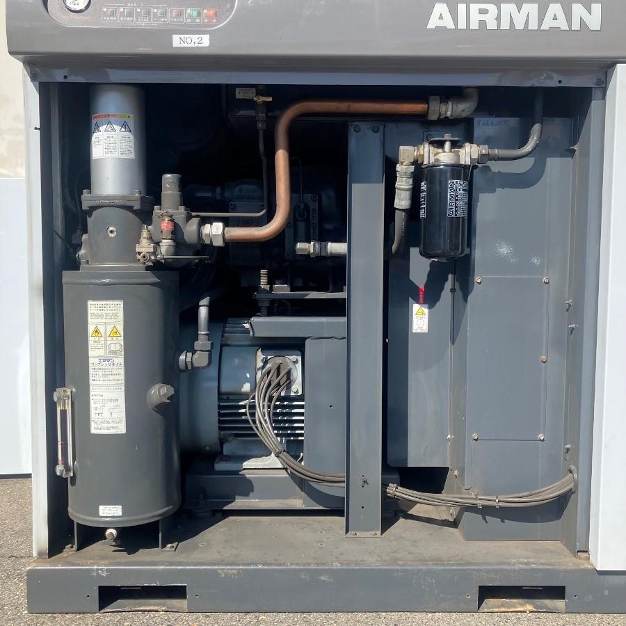 【配送は要相談】AIRMAN/北越工業 37kW 50馬力 スクリューコンプレッサー SAS37SD-68 60Hz｜mugendou-z｜06