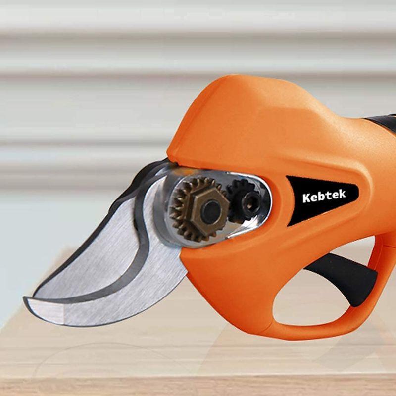 驚きの値段】【驚きの値段】Kebtek電気剪定ばさみ 替えの刃、交換用のブレード SK5高炭素鋼、シャーブレード 切断径25mm (替え刃セット) 農業用 本則光 芽切鋏 短刃 皮止 HT-2673 全長 180mm 豊稔企販 高級 果樹 摘果 植木 盆栽 野菜 収穫 はさみ ハサミ
