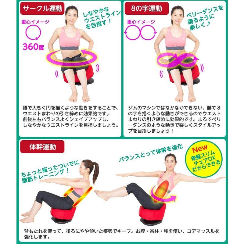 東急スポーツオアシス 骨盤スリムチェアDX （デラックス） 座椅子 360度 腰回り エクササイズ 揺らす運動器具 姿勢サポート SC-20 骨盤スリムチェアDX デラックス 座椅子 360度 腰回り エクササイズ 揺らす運動器具 姿勢サポート SC