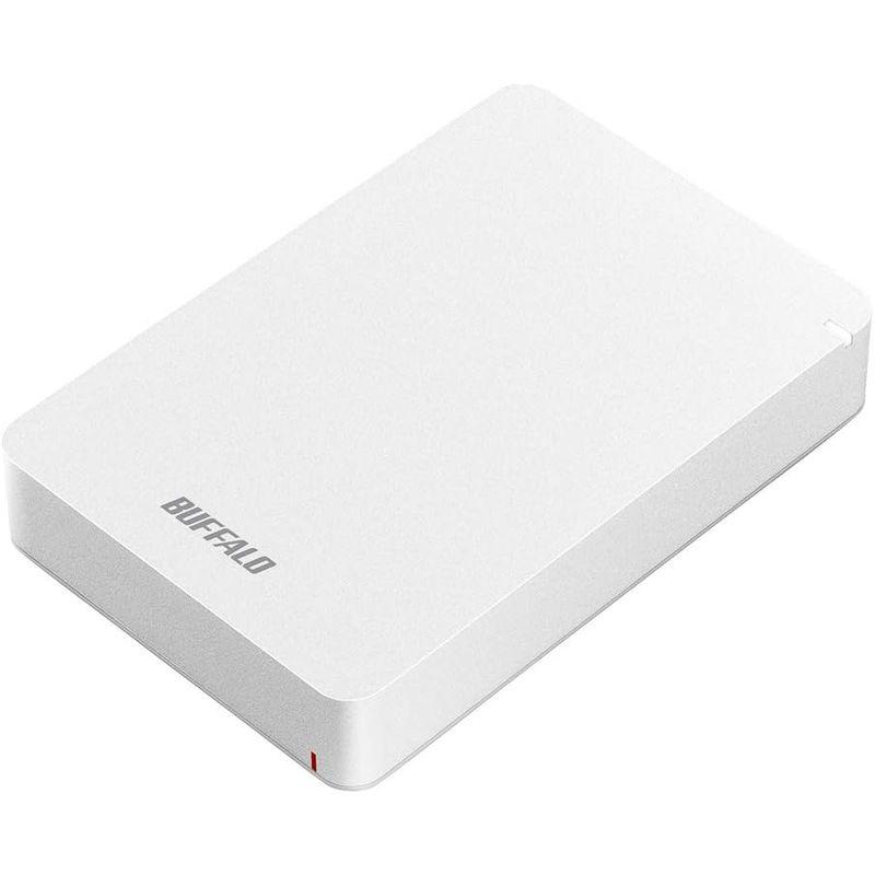 まとめ売り BUFFALO USB3.1(Gen.1)対応 耐衝撃ポータブルHDD 4TB ホワイト HD-PGF4.0U3-GWHA