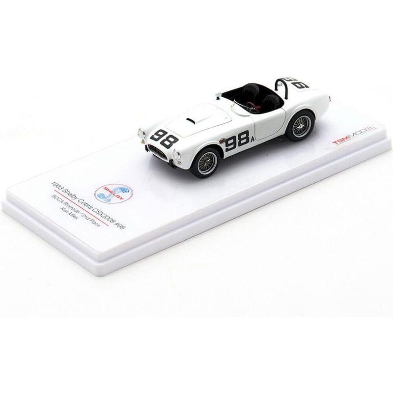 新品本物購入 TSM MODEL 1/43 シェルビー コブラ CSX2008 SCCA リバーサイド 1963 2位 #98 Ken Miles 完成品