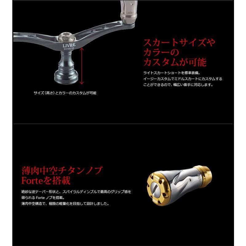 リブレ(LIVRE) ウィング 98 マイナーチェンジver. シマノS2 ガンメタ/ブルー 10228 シマノS2 LIVRE ウィング マイナーチェンジver ガンメタ/ブルー