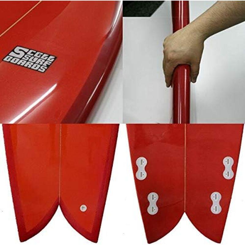 【値下げ・名盤】 SCELL セル レトロフィッシュ 510 ツイン クアッド オルタナティブ サーフボード レッド 【WSO9651855945】(34558円)