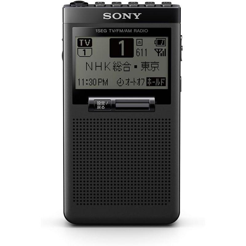 ⭐️完成品⭐️ ソニー ポケットラジオ XDR-64TV : ポケッタブルサイズ ワイドFM対応/FM/AM/ワンセグTV音声対応 ブラック XDR-64T 【BCD1302707033】(46644円)