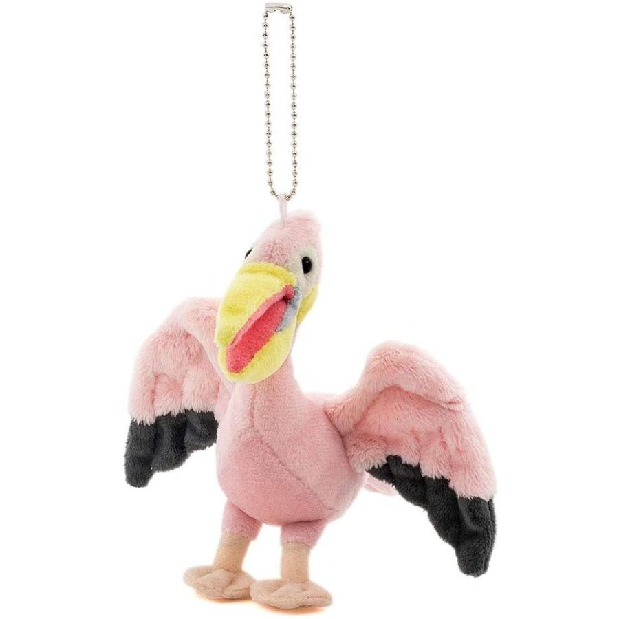 カロラータ モモイロペリカン ぬいぐるみマスコット リアル 鳥類 14cm 12cm 14 5cm 人気商品