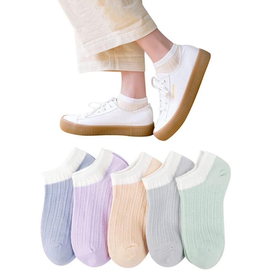靴下 レディース くるぶし 夏用 踝ソックス 女性 可愛い くつした レディース 綿 おしゃれ ショートソックス 夏 婦人用 蒸れない靴下 スニーカー 安い