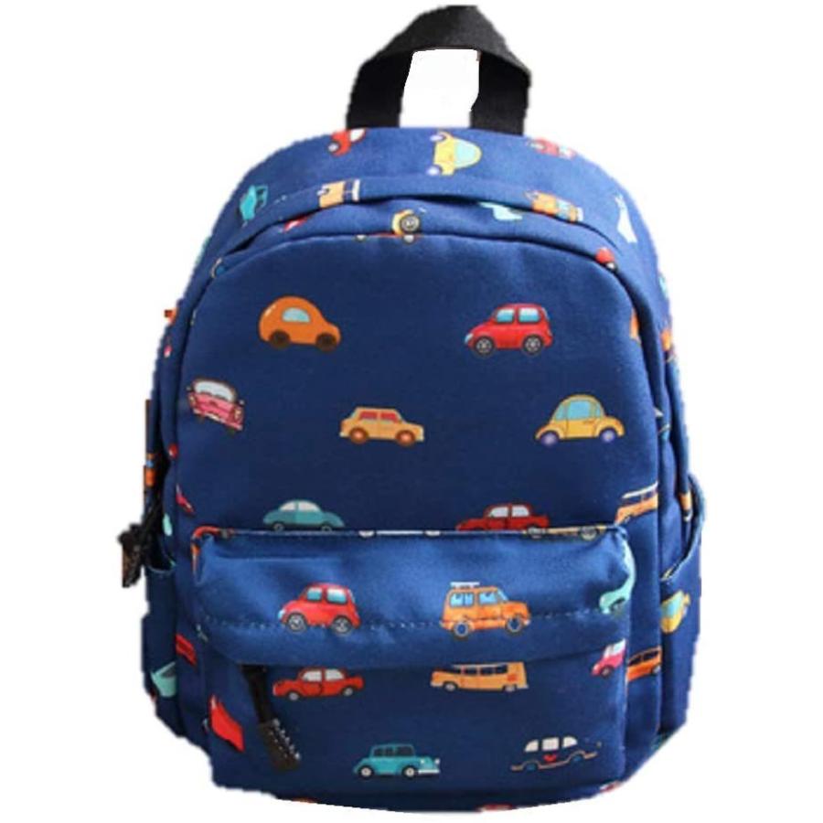 ベビー キッズ 赤ちゃん リュック サック 迷子防止ひも 肩ひも固定ベルト ネームタグ 付き くるま 車 プリント 男の子 女の子 入園グッズ お散歩 激安店舗