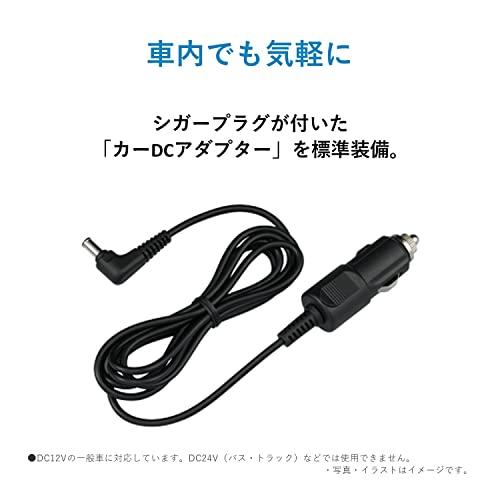 パナソニック　ナノイー発生機　~1畳クロームブラック　(ACアダプター別売)　コンパクトサイ　デスク周りの空気を清潔に　F-GMK01-K　車内