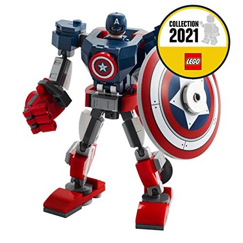 レゴ(leg0) スーパー・ヒーローズ キャプテン・アメリカ・メカスーツ 76168 キャプテン アメリカ メカスーツ