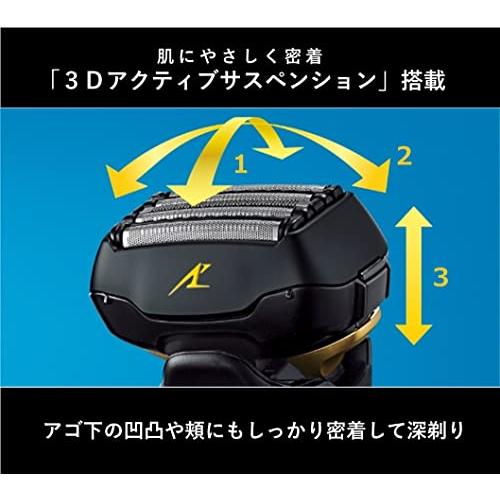 パナソニック メンズシェーバー ラムダッシュ リニア 5枚刃 黒 ES-NLV68-K 黒 ES NLV68