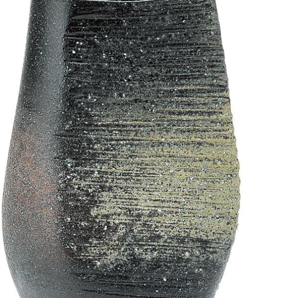 花瓶 緑彩古陶 峰 1-2617 へちもん 信楽焼 : むぎむぎ工房 Yahoo!店