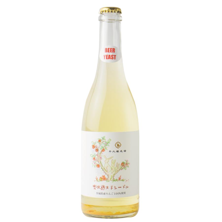 奥久慈大子シードル 750ml 茨城県産りんご100％ 辛口 微発砲 りんごの