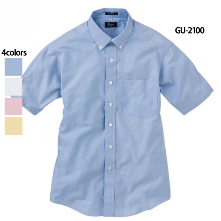BY GLAD HAND　ヘビーオックスフォード　ワークシャツ　L　日本製 TORAY（東レ） 半袖シャツ メンズ 無地 ワークシャツ オックスフォード