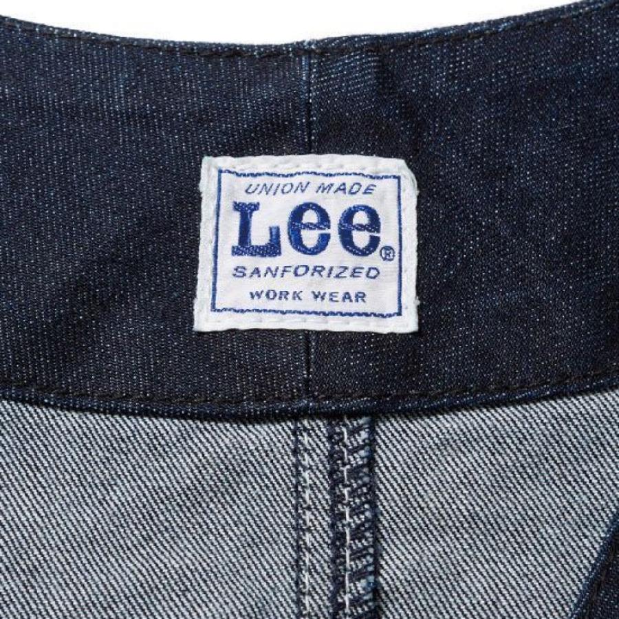 ベスト lee リー メンズ レディース 作業服 ストライプ 制服 ユニフォーム デニム ヒッコリー ( Lee / リーワークウェア ) LCV19002｜muji-t｜09