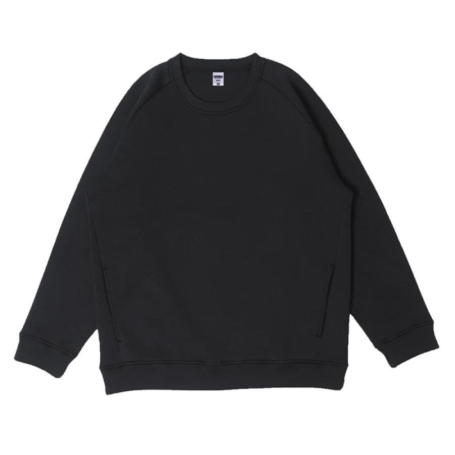 トレーナー メンズ ダンボールニット 無地 レディース クルーネック