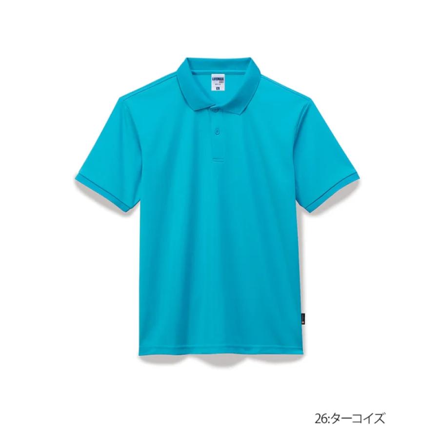 ポロシャツ メンズ 半袖 無地 ゴルフウェア レディース 大きいサイズ 抗菌消臭 uvカット 作業服 4.3オンス ( LIFEMAX ...