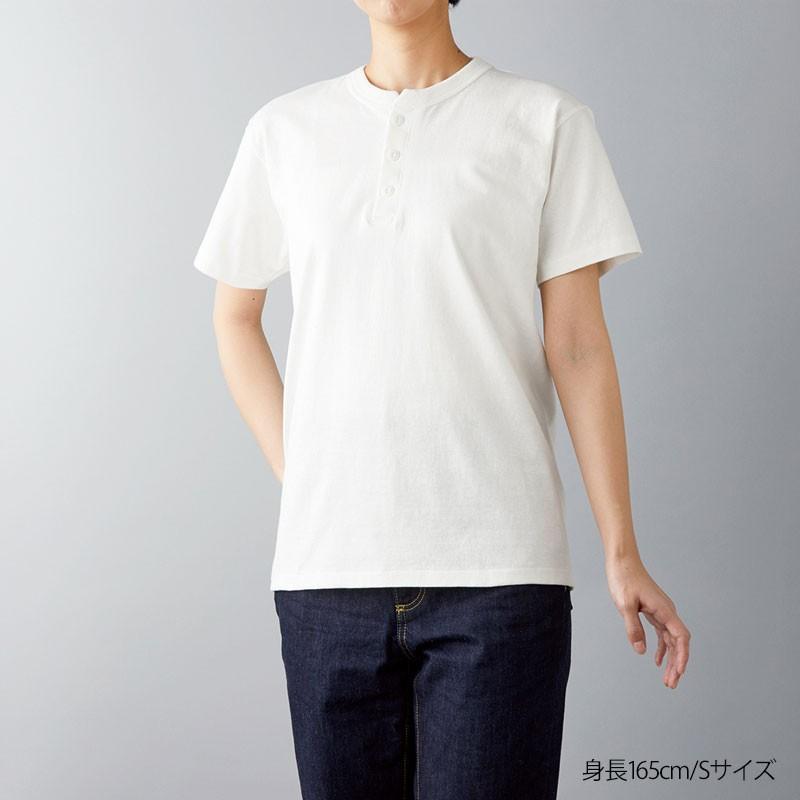 ヘンリーネック Tシャツ 半袖 メンズ レディース 6.2オンス 白 黒 カーキ ブランド 半袖Tシャツ メンズTシャツ カジュアル おしゃれ 30代 40代 50代 60代 oe1120 | CROSS & STITCH | 17