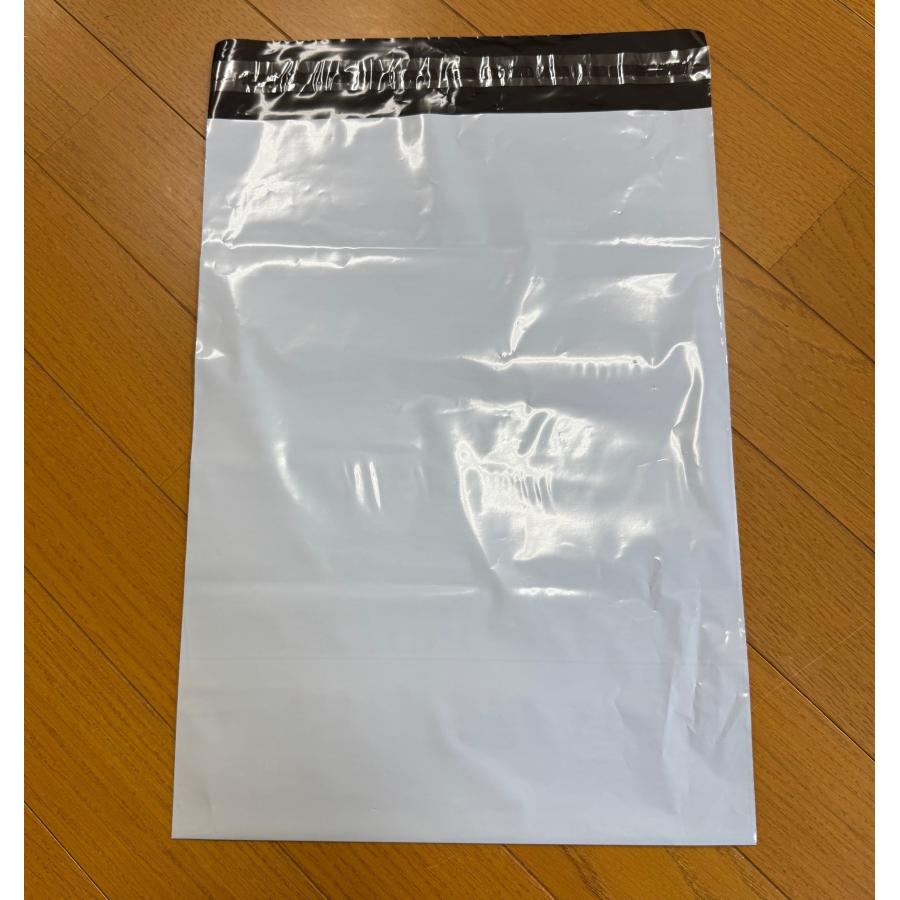 宅配ビニール袋 60ミクロン B4大 幅280mm×縦380mm+40mm 強力テープ付き 100枚 60サイズ 28cm×38cm+4cm 通販 梱包 防水 ゆうパケット ネコポス クリックポスト（Yahoo!・ムジガスキ プリントダイスキ）