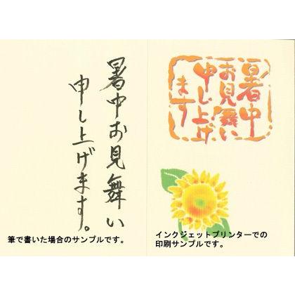 NO.190K  表面加工 両面無地 A4サイズ・特大ハガキ ボス絹 130kg 【500枚】の画像